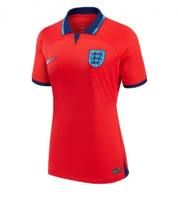 Maillot de foot Angleterre Extérieur Femmes Monde 2022 Manches Courte